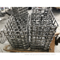 Heat-resistant steel tray basket for heat treatment furnace